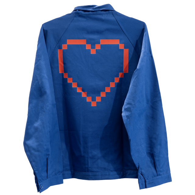 PIECE 39 - HEART BLUE OVER
