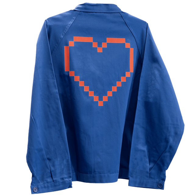 PIECE 42 - HEART BLUE OVERSIZE