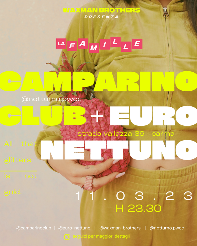 CAMPARINO CLUB + EURO NETTUNO _ 11 03 2023 _ h23.30