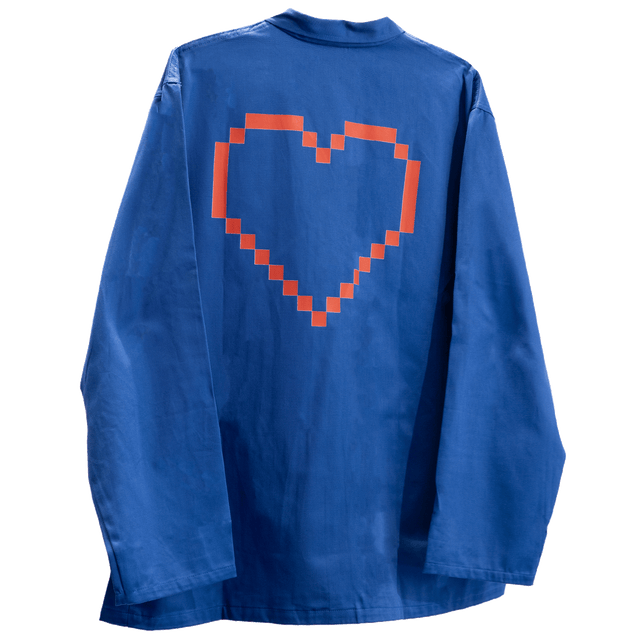 PIECE 41 - HEART BLUE OVERSIZE