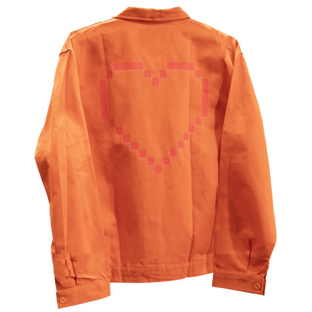 PIECE 43 - HEART ORANGE REGULAR