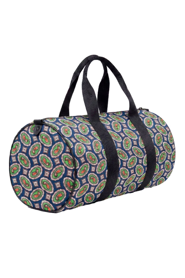 Waxman Blue Paisley Duffle Bag